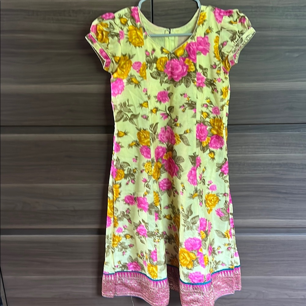 Adorable A-line dress, handmade. Size S see measurements